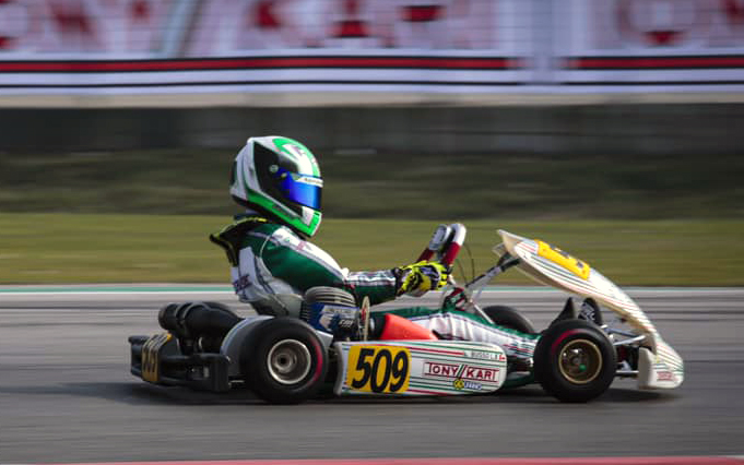 Tre siciliani nel karting a Sarno in Wsk